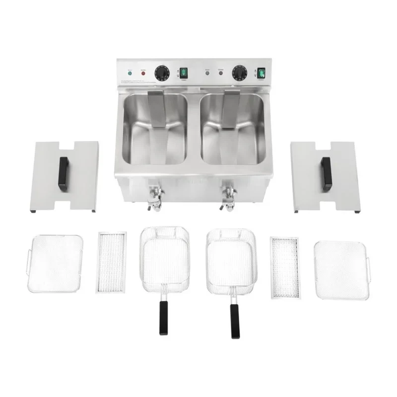 Buffalo Doppel-Induktionsfritteuse 2x 3000W - Image 14
