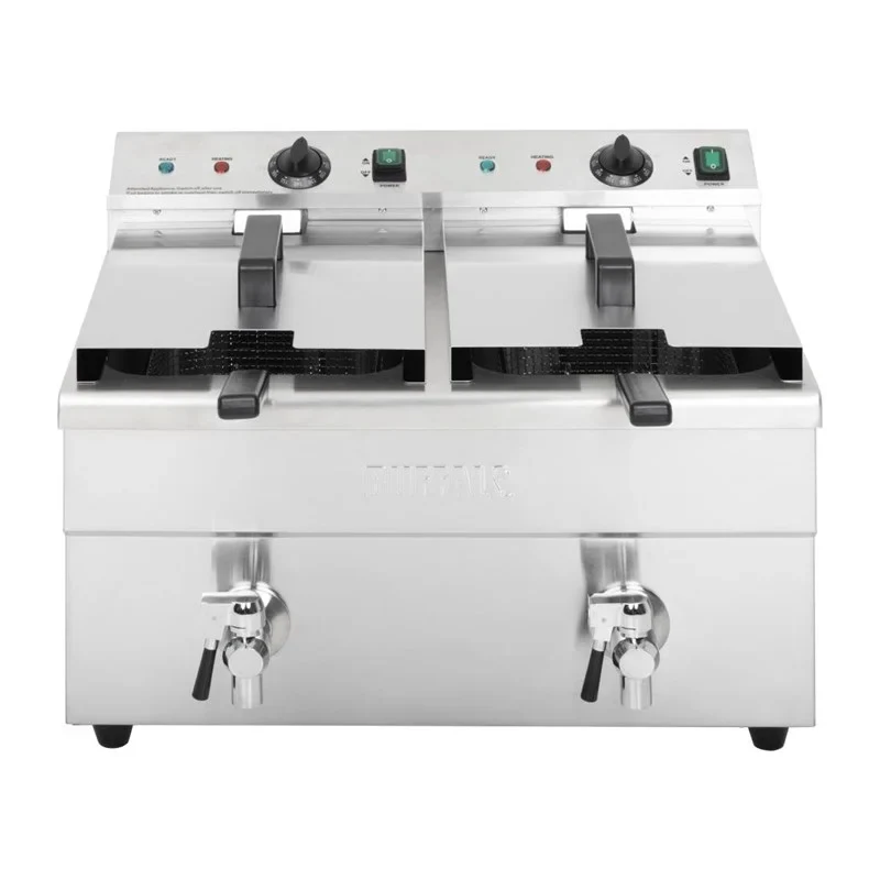 Buffalo Doppel-Induktionsfritteuse 2x 3000W - Image 3