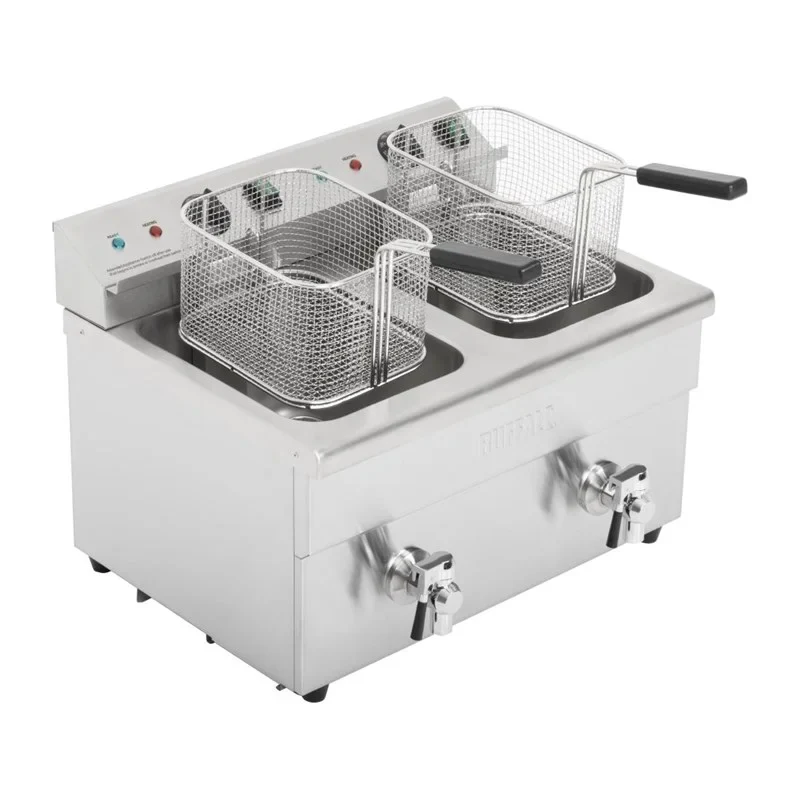 Buffalo Doppel-Induktionsfritteuse 2x 3000W - Image 6