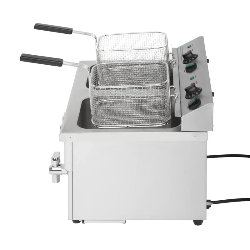 Buffalo Doppel-Induktionsfritteuse 2x 3000W - Image 8