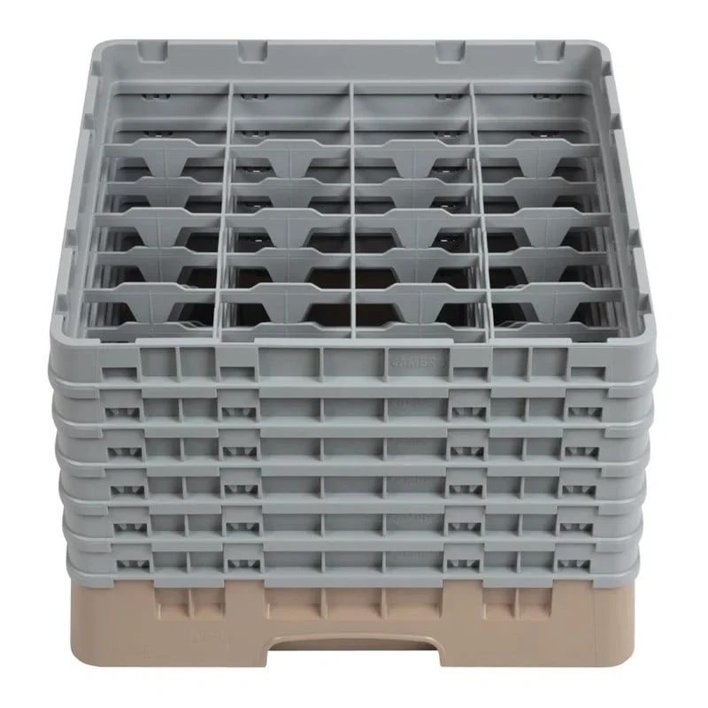 Cambro Gläserspülkorb beige mit 16 Fächern max Glashöhe 29,8cm - Image 3