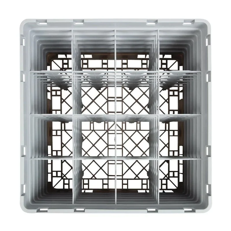 Cambro Gläserspülkorb beige mit 16 Fächern max Glashöhe 29,8cm - Image 5