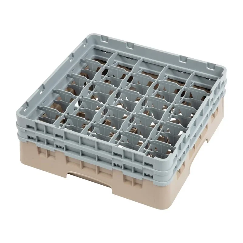 Cambro Gläserspülkorb beige mit 25 Fächern max Glashöhe 13,3cm - Image 2