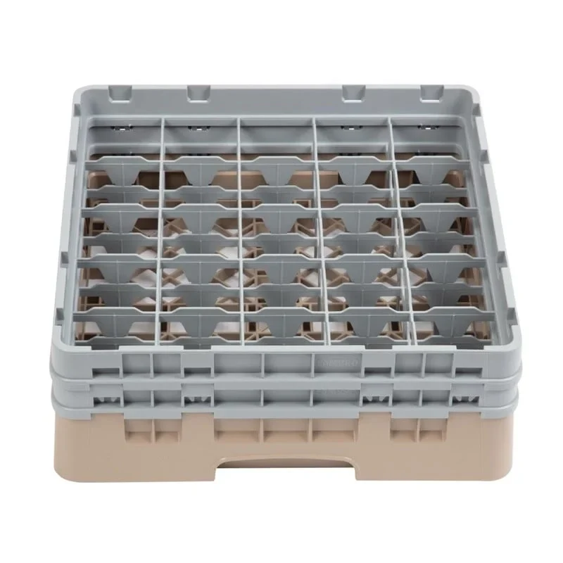 Cambro Gläserspülkorb beige mit 25 Fächern max Glashöhe 13,3cm - Image 3