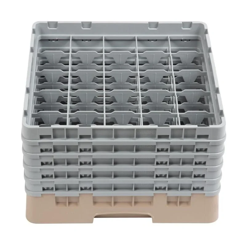 Cambro Gläserspülkorb beige mit 25 Fächern max Glashöhe 25,7cm - Image 7