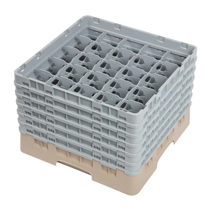 Cambro Gläserspülkorb beige mit 25 Fächern max Glashöhe 29,8cm - Image 2
