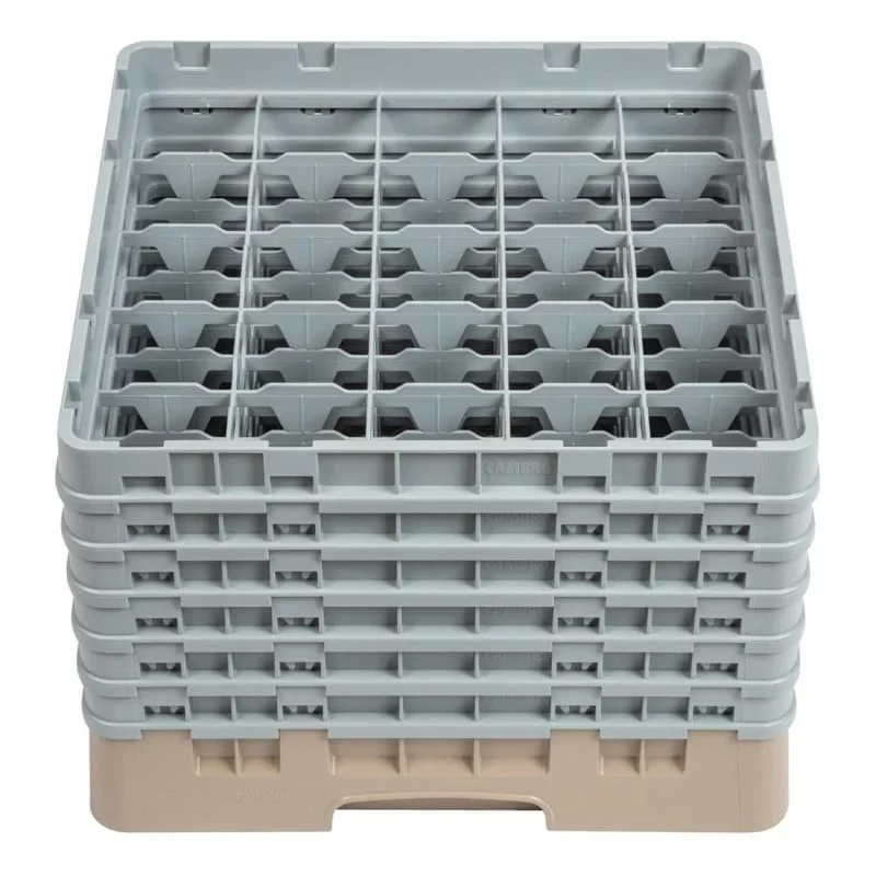 Cambro Gläserspülkorb beige mit 25 Fächern max Glashöhe 29,8cm - Image 3