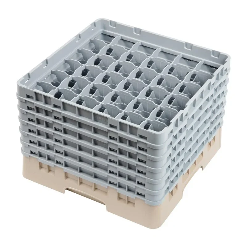 Cambro Gläserspülkorb beige mit 36 Fächern max Glashöhe 29,8cm - Image 2
