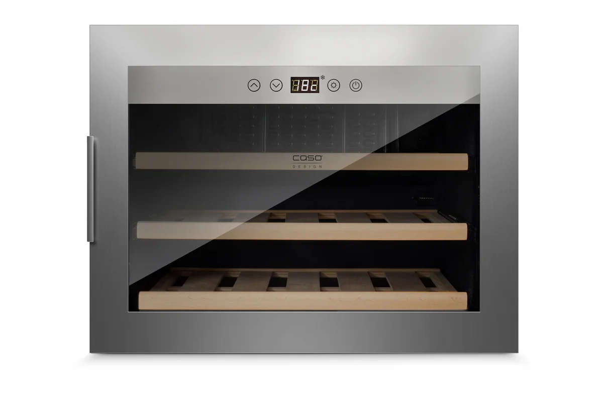 CASO WineSafe Einbaukühlschrank 18 EB Inox