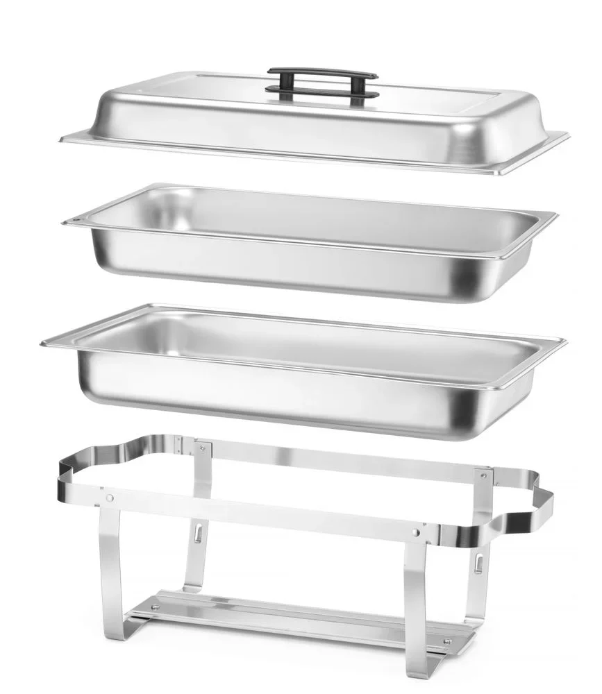 Chafing dish - 4er-Set, HENDI, GN 1/1, 7,5L, 600x355x(H)305mm - Image 4