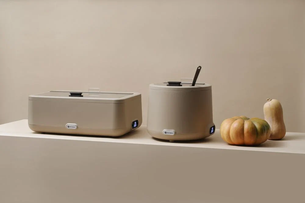 Chafing Dish UNIQ, HENDI, Beige, 220-240V/700W, 607x402x(H)245mm - Image 3