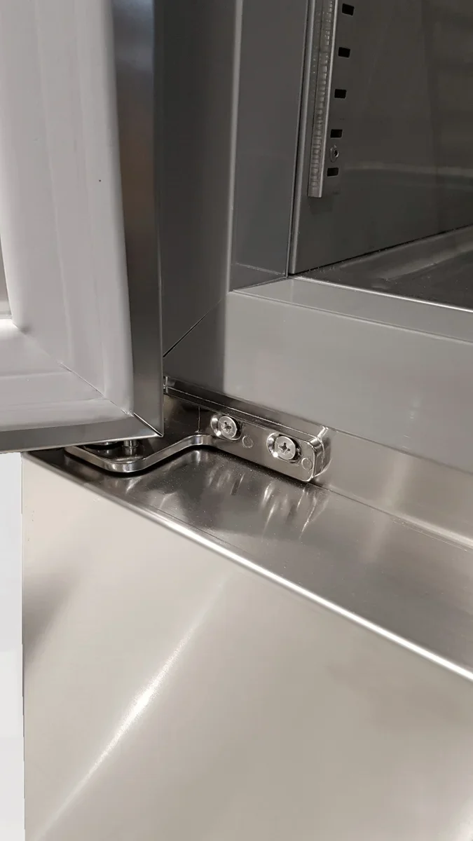 Coreco Edelstahlkühlschrank US Range 1400 - Image 3