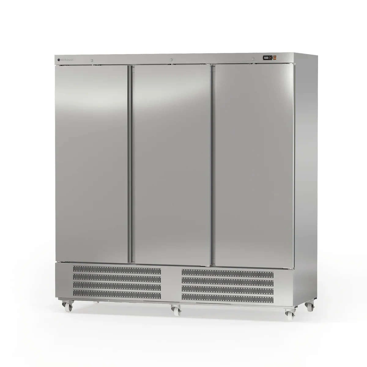 Coreco Edelstahlkühlschrank US Range 2200
