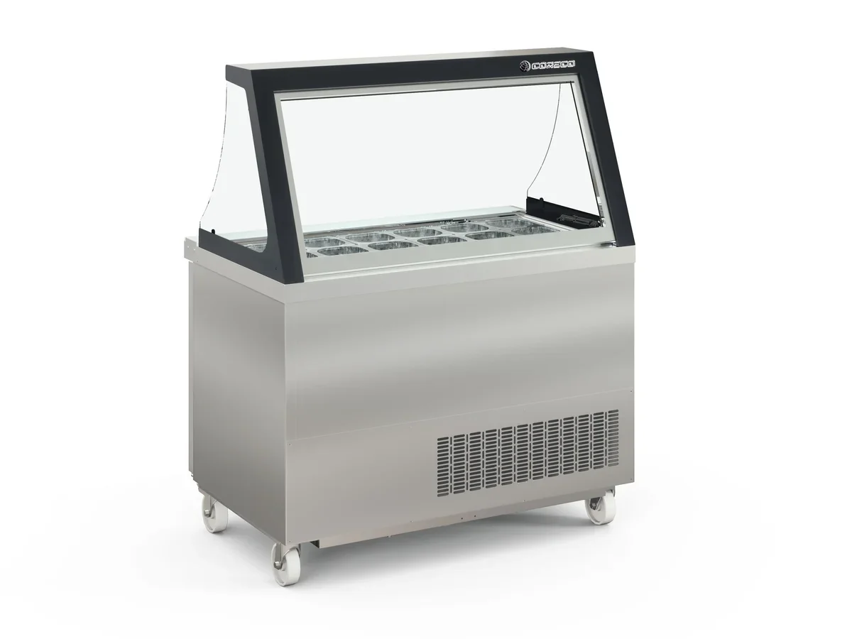 Coreco Saladette US Range 1200 - 2/0 mit Glasaufsatz - Image 2