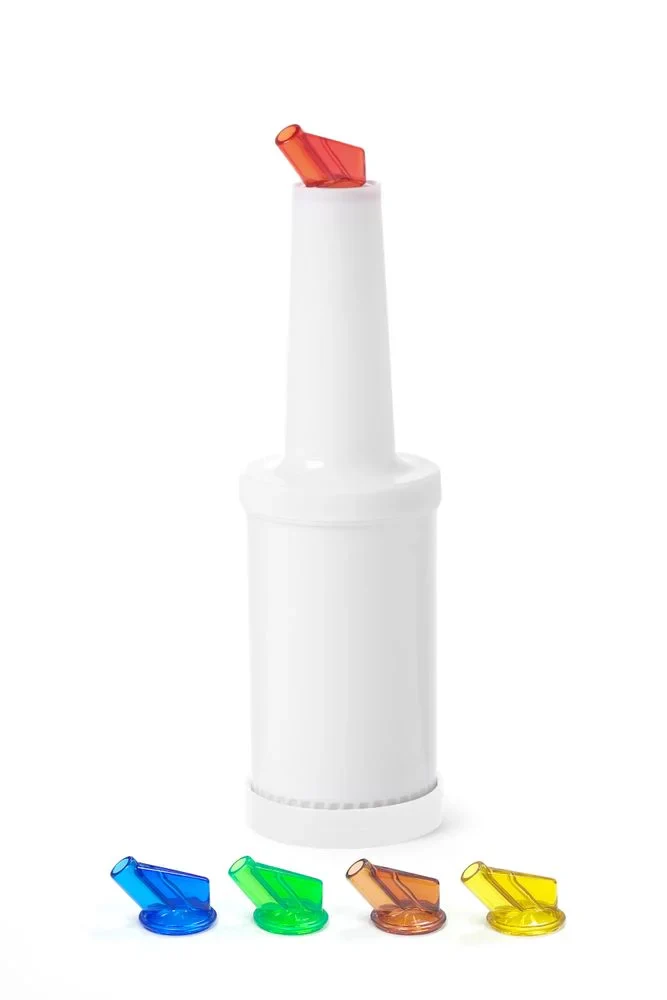 Dosierflasche + Krüge, 9x30cm, 0,8l rot - Image 2