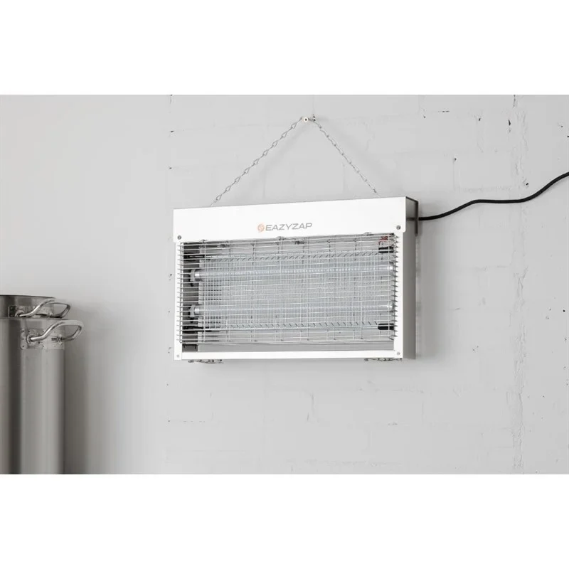 Eazyzap LED Insektenvernichter 100m² 14W, gebürsteter Edelstahl, energieeffizient - Image 10