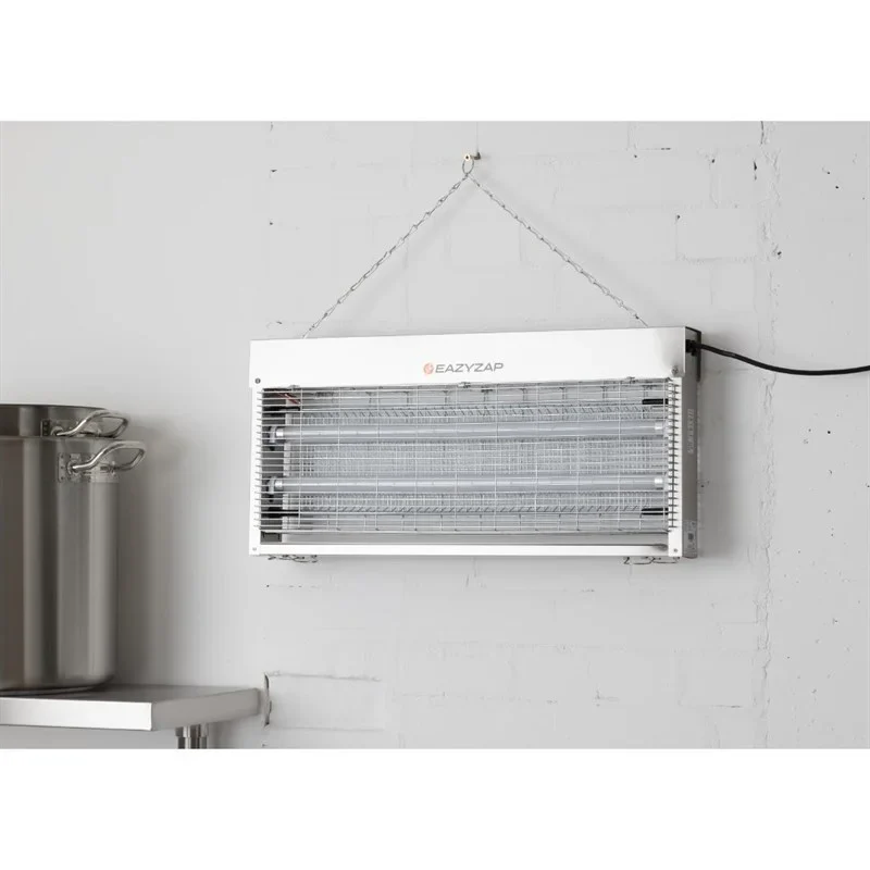 Eazyzap LED Insektenvernichter 150m² 20W, gebürsteter Edelstahl, energieeffizient - Image 10