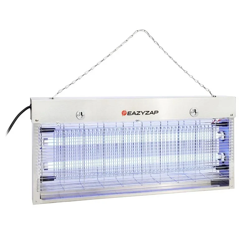 Eazyzap LED Insektenvernichter 150m² 20W, gebürsteter Edelstahl, energieeffizient - Image 12