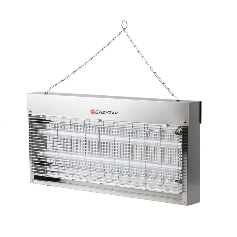 Eazyzap LED Insektenvernichter 150m² 20W, gebürsteter Edelstahl, energieeffizient - Image 3