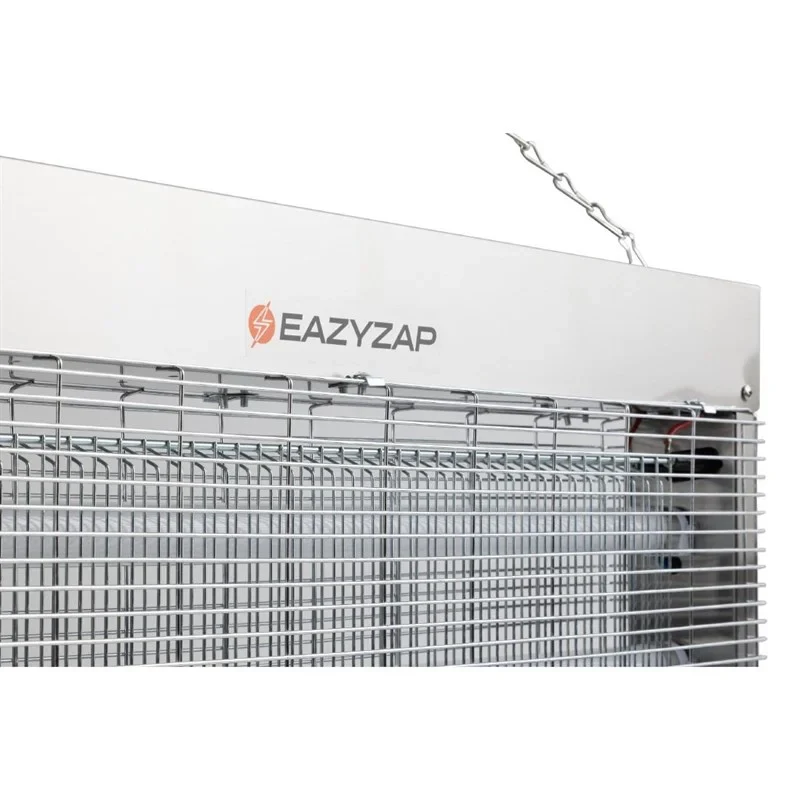 Eazyzap LED Insektenvernichter 150m² 20W, gebürsteter Edelstahl, energieeffizient - Image 9