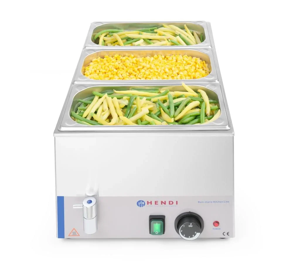 Eco Line Bain-Marie elektrisch mit Wasserablasshahn - Image 2