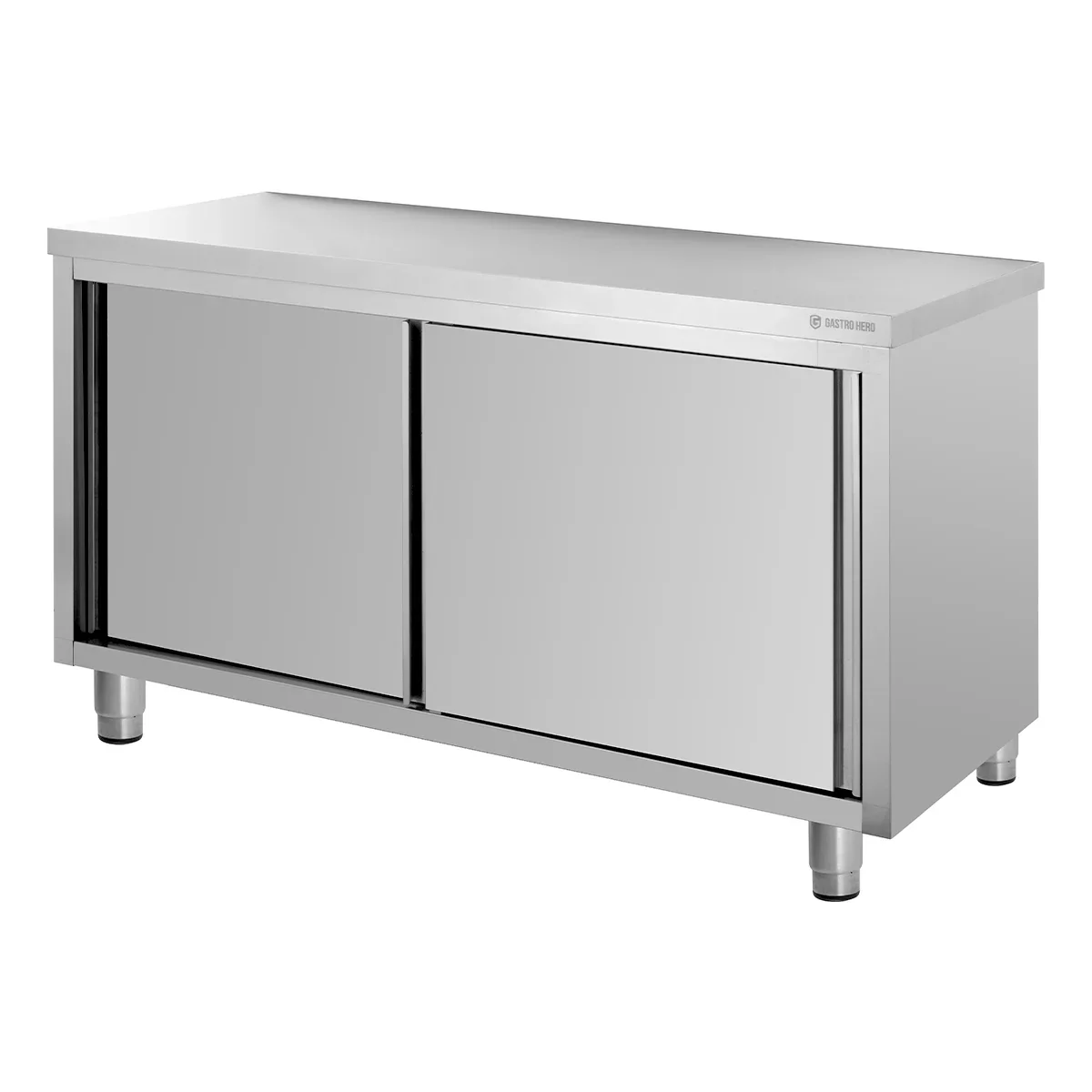 Edelstahl Arbeitsschrank ECO 12x6 ohne Aufkantung - Image 3