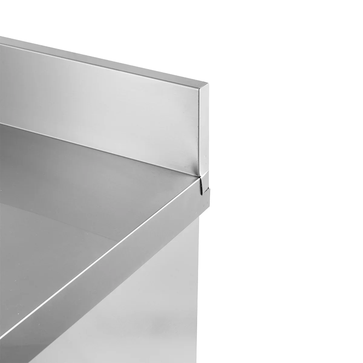 Edelstahl-Arbeitsschrank ECO 15x7 mit Aufkantung - Image 4