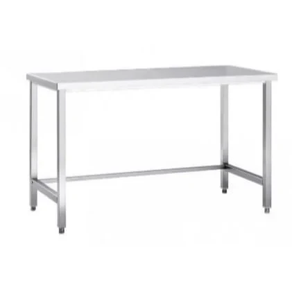 Edelstahl Arbeitstisch Eco 16x7 ohne Grundboden - Image 2