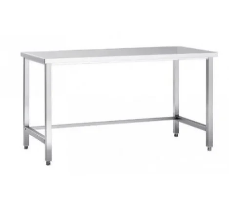 Edelstahl Arbeitstisch Eco 18x6 ohne Grundboden - Image 2