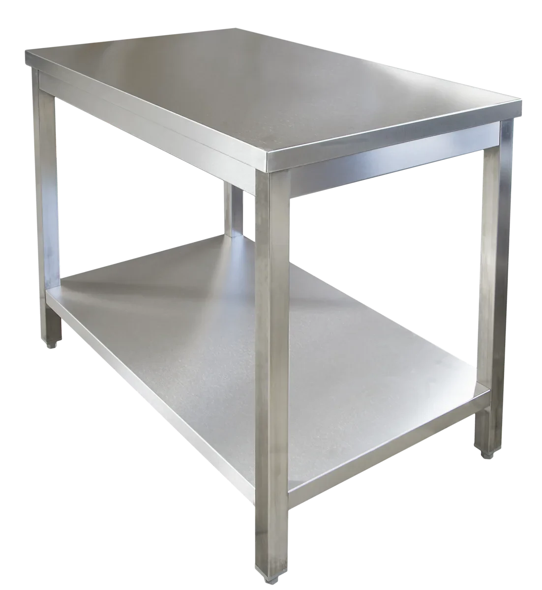 Edelstahl Arbeitstisch Profi  1600 x 600 mm - mit Grundboden - Image 4