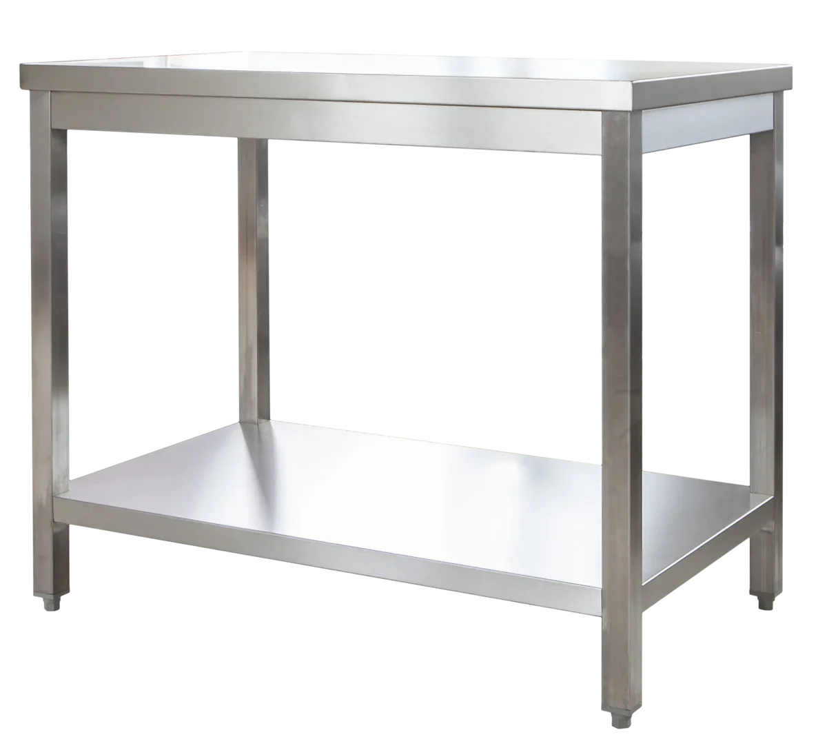 Edelstahl Arbeitstisch Profi 2000 x 600 mm - mit Grundboden - Image 2