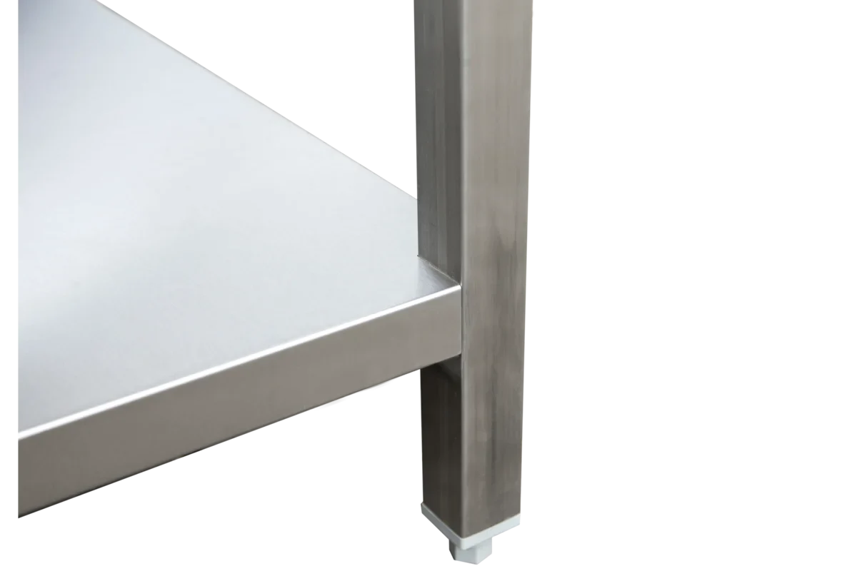 Edelstahl Arbeitstisch Profi  800 x 600 mm - mit Grundboden - Image 5