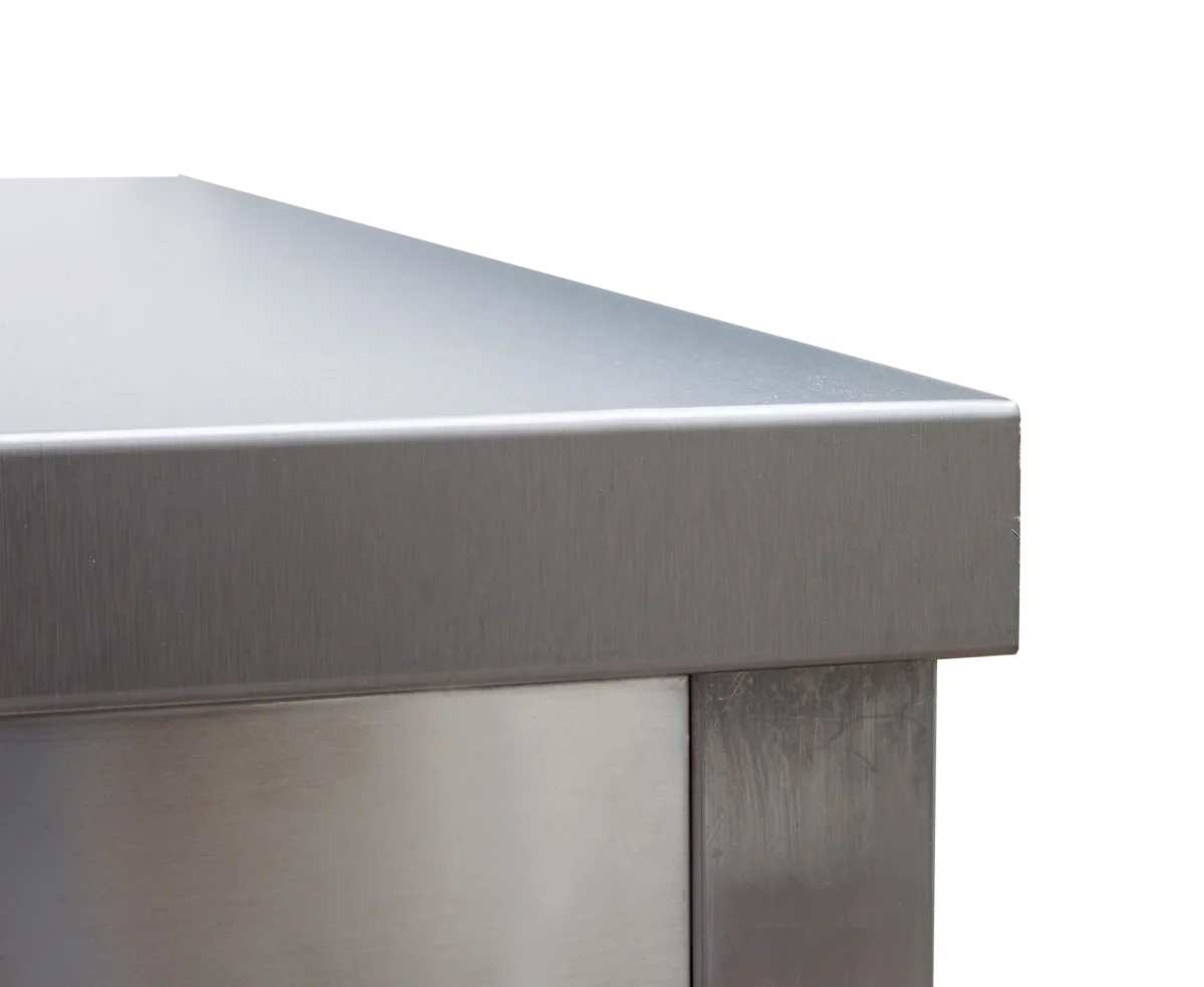 Edelstahl Arbeitstisch Profi 800 x 700 mm - mit Grundboden - Image 6
