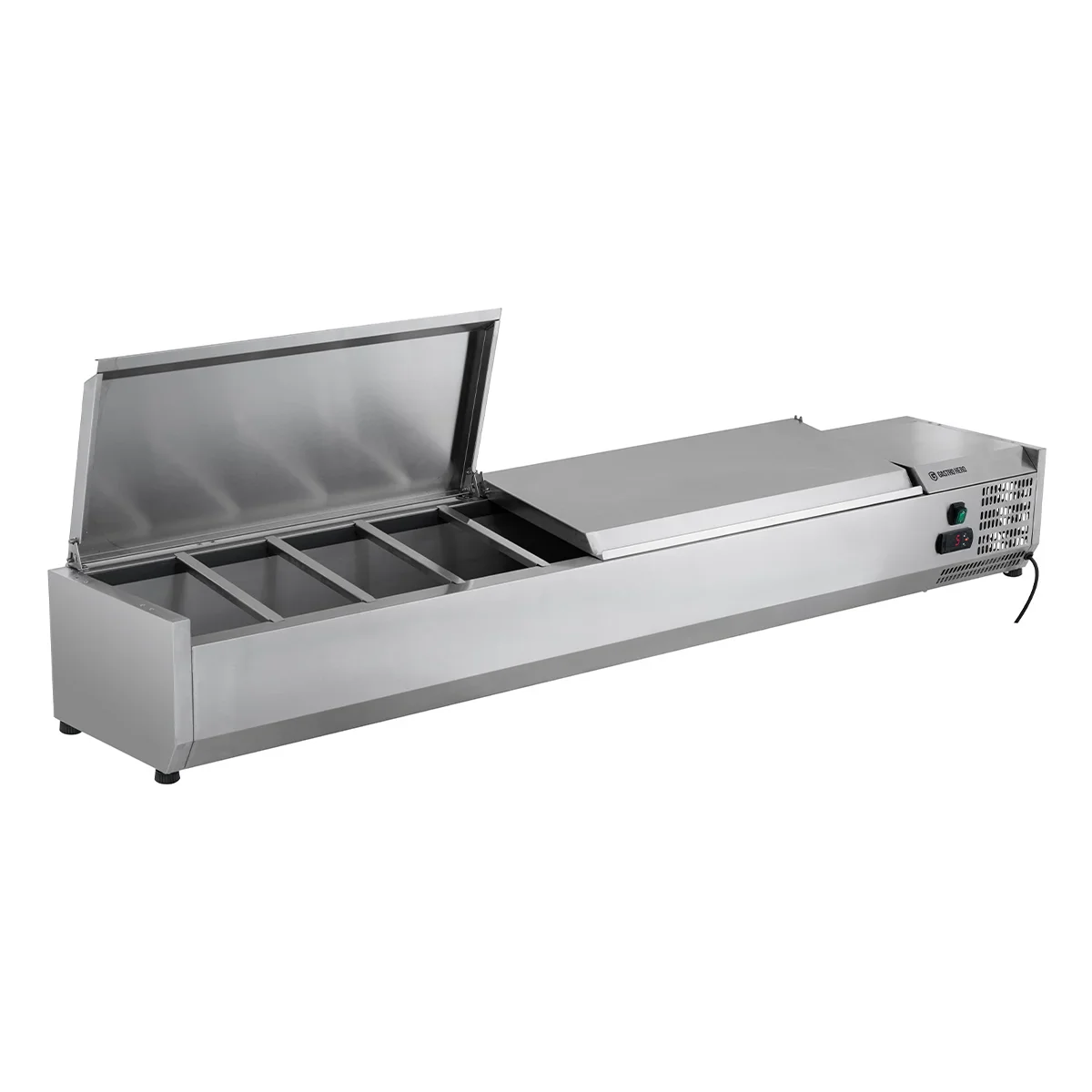 Edelstahl-Kühlaufsatz ECO 10 x GN 1/4 - Image 7