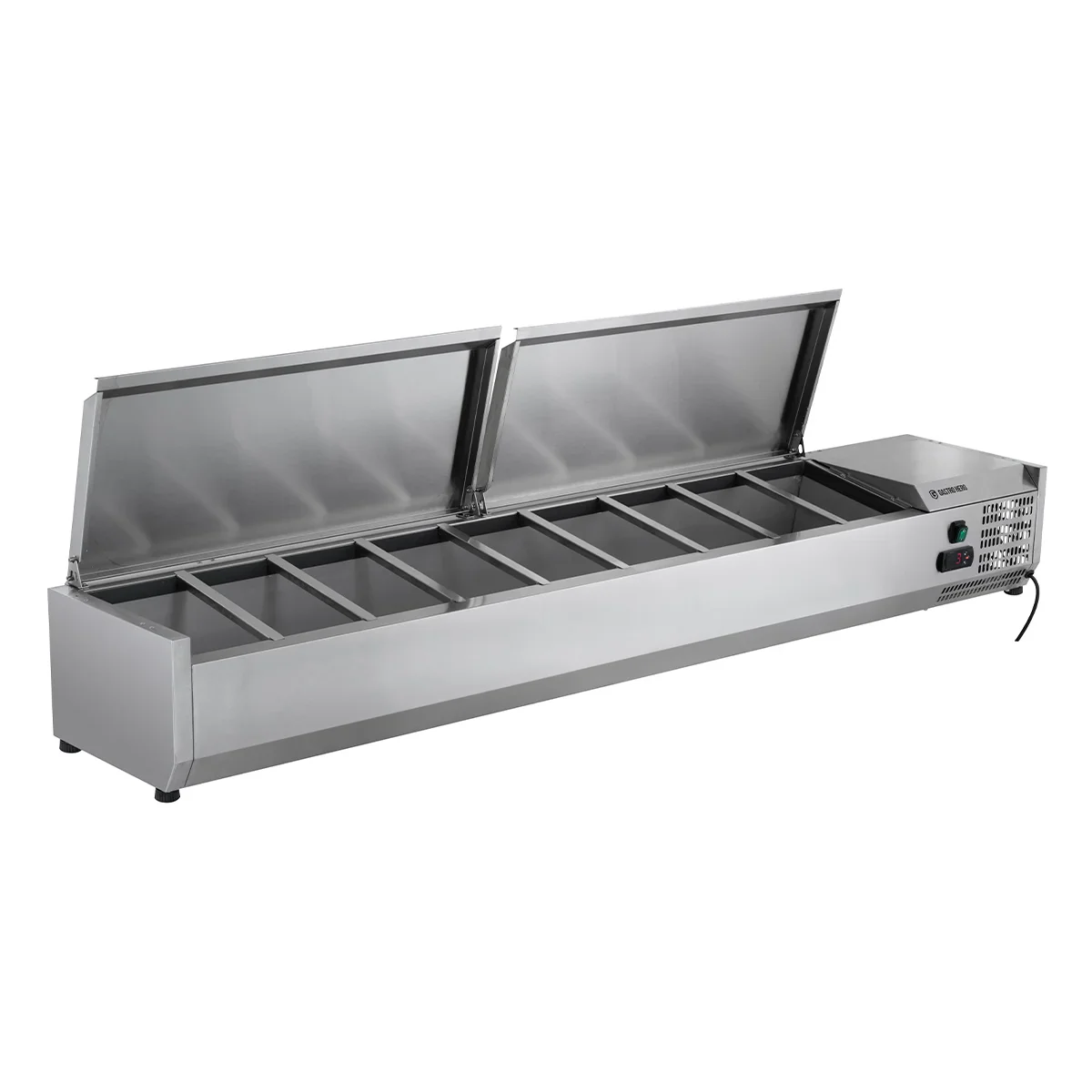 Edelstahl-Kühlaufsatz ECO 10 x GN 1/4 - Image 9