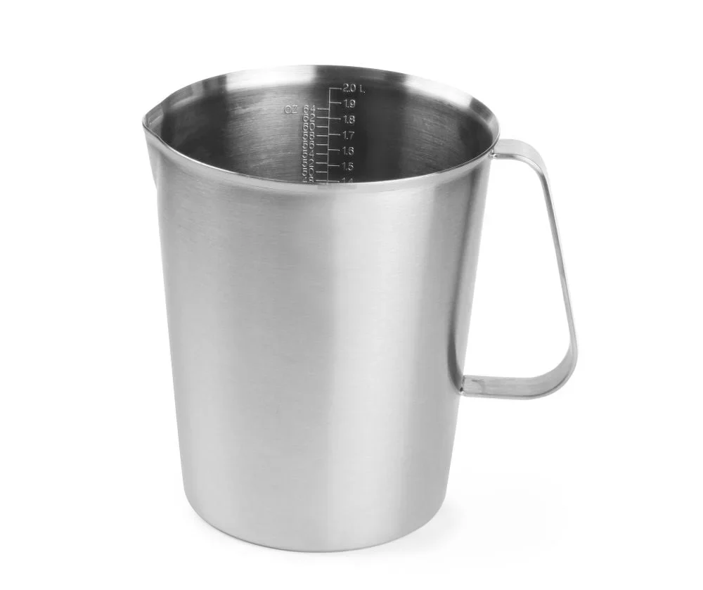 Edelstahl Messbecher, Inhalt 2,0 Liter