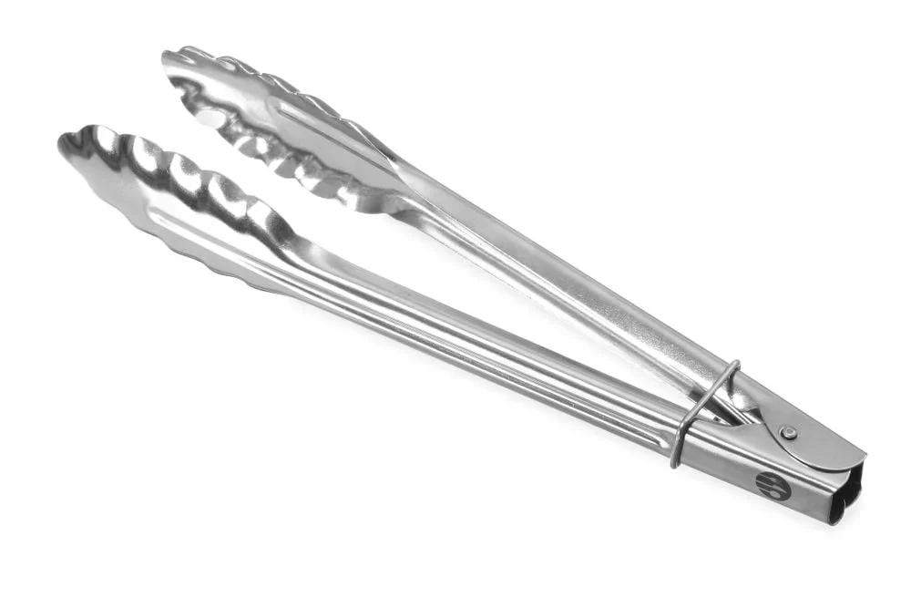 Edelstahl Salatzange mit Klemmverschluss, 300 mm
