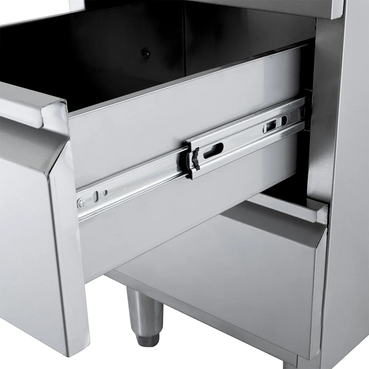 Edelstahl-Schubladenschrank BASIC 3er Einheit 700, AISI 201 - Image 5