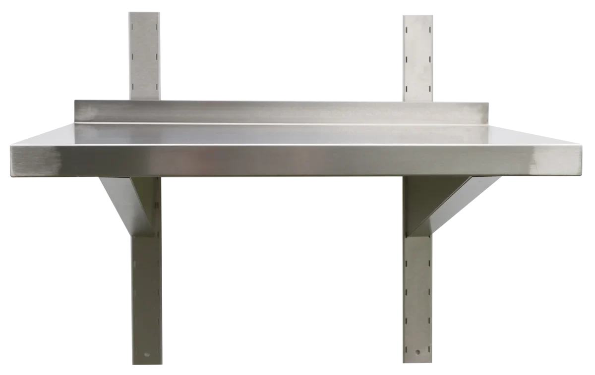 Edelstahl Wandbord Profi 1200 x 300 x 40 mm - Image 6