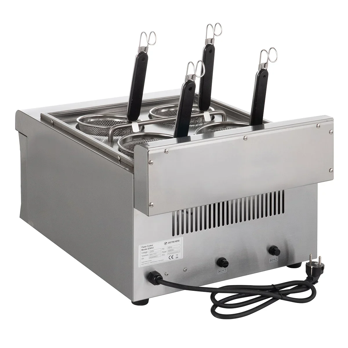 Elektrischer Nudelkocher - 4 Siebe - 16,5l - Image 2