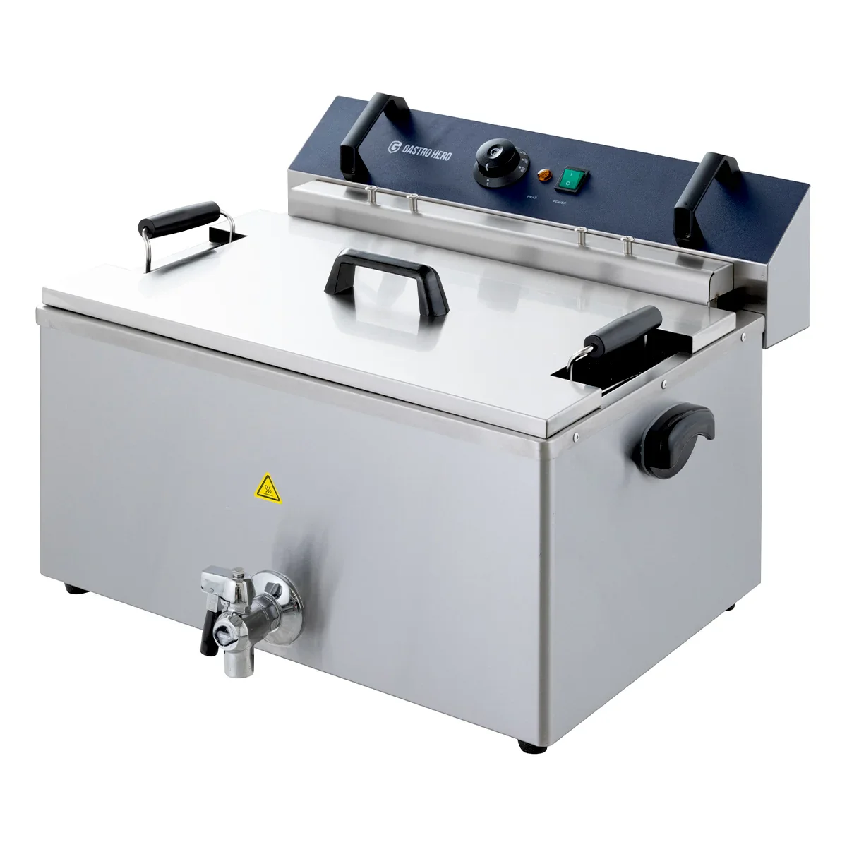 Elektro Backwaren-Fritteuse - 20,4 Liter - 5 kW - mit Ablasshahn - Image 3