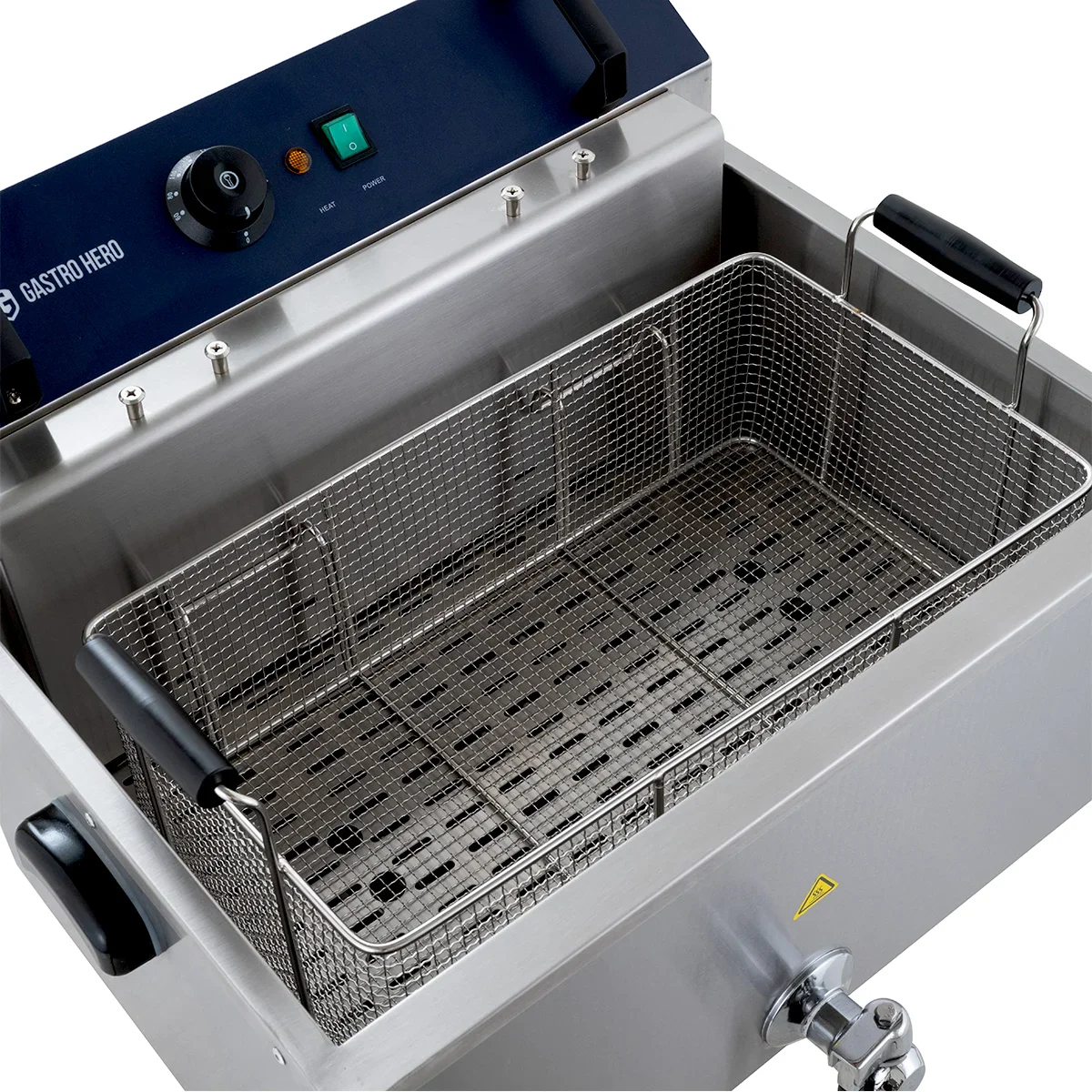 Elektro Backwaren-Fritteuse - 20,4 Liter - 5 kW - mit Ablasshahn - Image 6