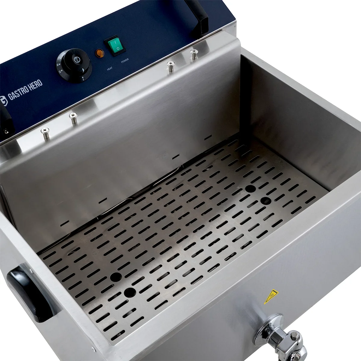 Elektro Backwaren-Fritteuse - 20,4 Liter - 5 kW - mit Ablasshahn - Image 7