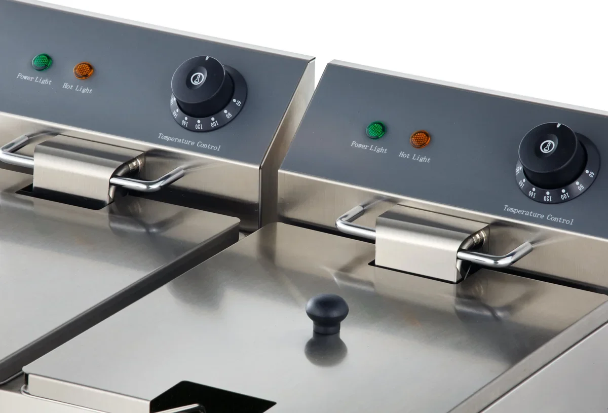 Elektro-Doppel-Fritteuse ECO 6+6 Liter - Image 4