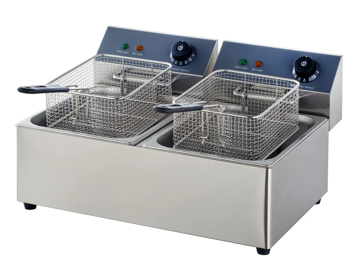 Elektro-Doppel-Fritteuse ECO 6+6 Liter - Image 9
