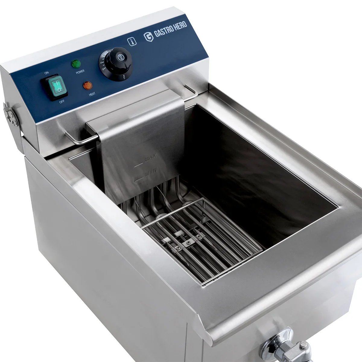 Elektro-Fritteuse ECO 13 Liter mit Ablasshahn, 5000 W, 400 V - Image 11