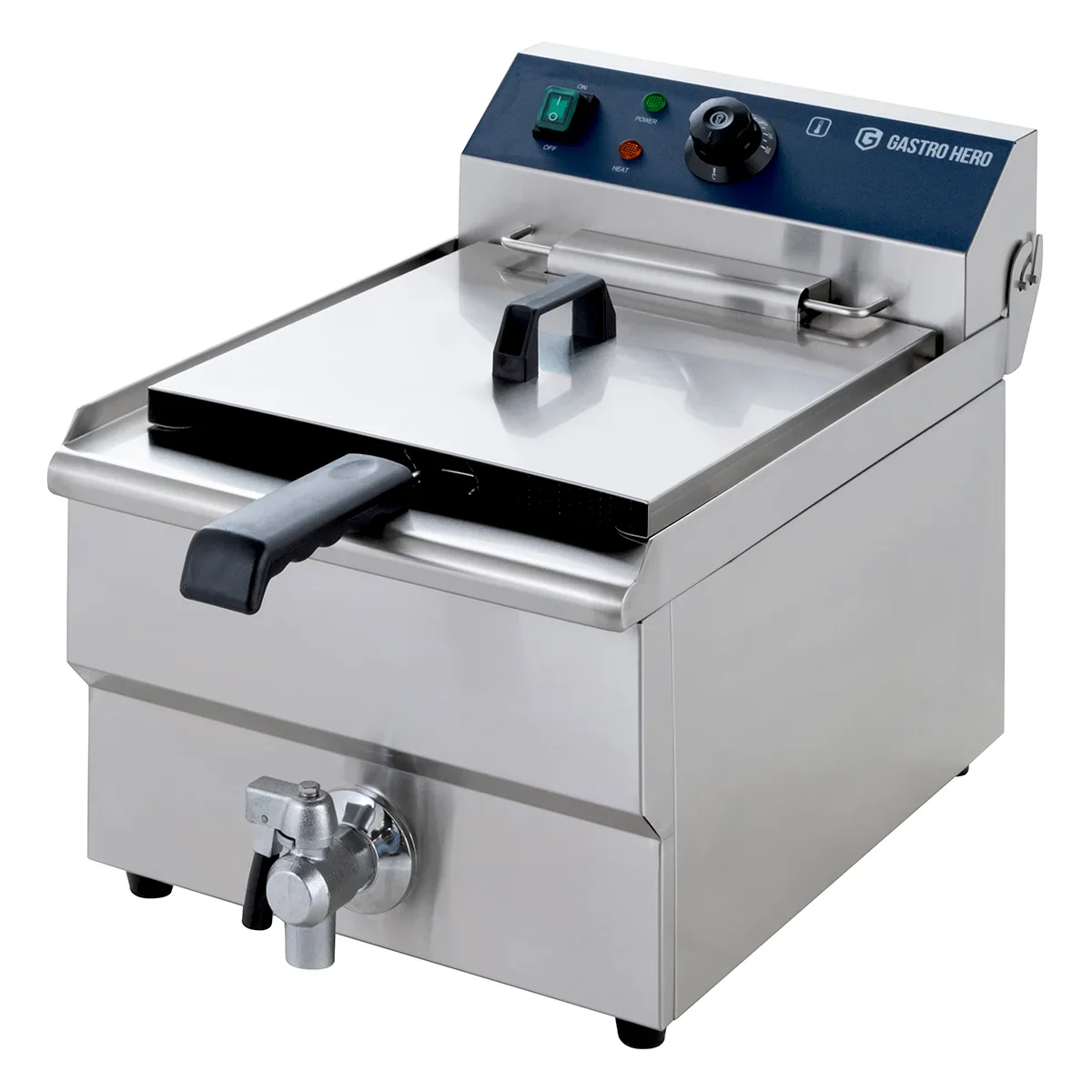 Elektro-Fritteuse ECO 13 Liter mit Ablasshahn, 5000 W, 400 V - Image 3
