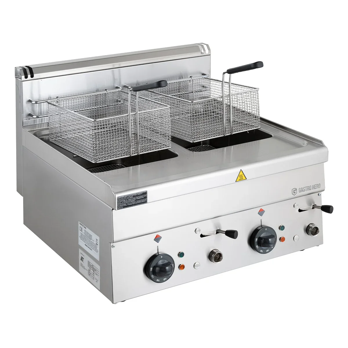 Elektro-Fritteuse Serie 600 - 60/60 - 8+8 Liter Tischgerät - 18 kW - Image 2
