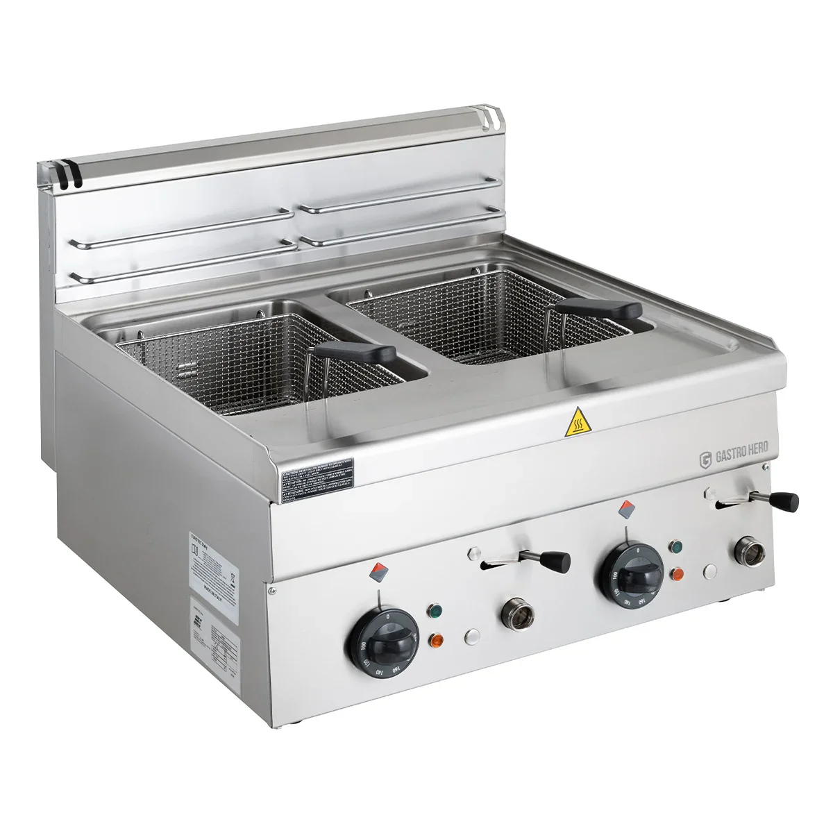 Elektro-Fritteuse Serie 600 - 60/60 - 8+8 Liter Tischgerät - 18 kW - Image 3