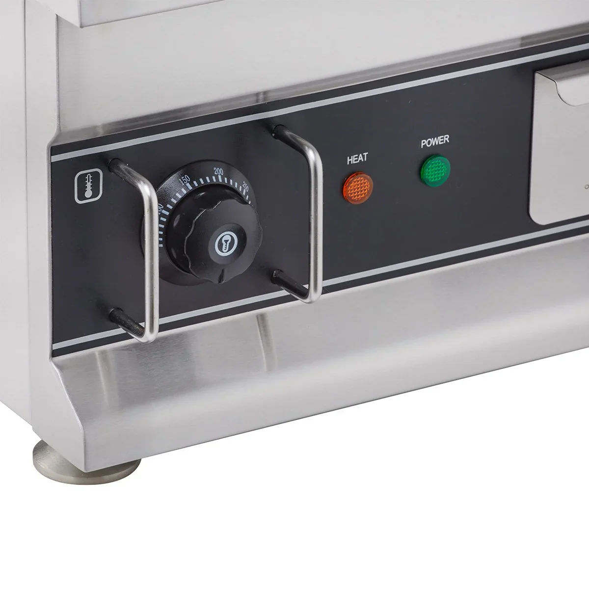 Elektro-Grillplatte Eco 410x425 glatt, verchromt - Tischgerät - Image 5